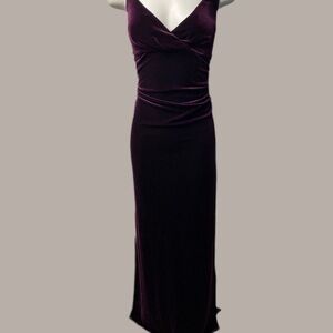 City Triangles Elegant Purple Gown